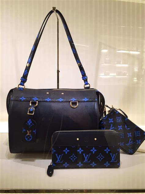 blue lv handbag|louis vuitton blue bag monogram.